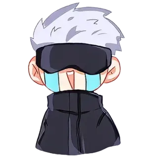 ♥ Satoru Gojo Jujutsu Kaisen Anime, Jujutsu Kaisen, Satoru Gojo, Chibi, Gojo, Dessin animé telegram sticker