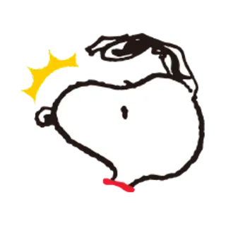 🐧 Snoopy スヌーピー, 漫画, 犬, ピーナッツ, コミック, キャラクター telegram sticker