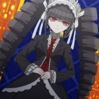 🃏 Celestia Ludenberg Danganronpa Anime, Garota, Gótico, Celestia Ludenberg, Danganronpa telegram sticker
