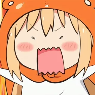😣 Umaru Doma Himouto! Umaru-chan telegram sticker