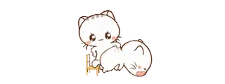 😡 кот, милый, стикер, смешной whatsapp sticker