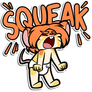 🐁 SQUEAK telegram sticker