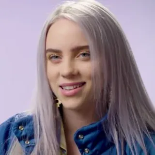 💧 Billie Eilish นักร้อง, นักดนตรี, คนดัง, ป๊อปสตาร์, Billie Eilish telegram sticker