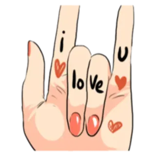 Love You @stickersb2b whatsapp stickers