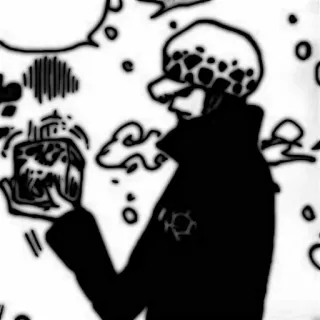 🗯 Trafalgar Law One Piece Trafalgar Law, One Piece, Anime, Manga, Nhân vật, Khối lập phương, Mũ, Bác sĩ phẫu thuật của cái chết telegram sticker