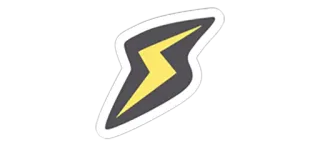 ⚡ rayo, amarillo, potencia, electricidad, símbolo whatsapp sticker