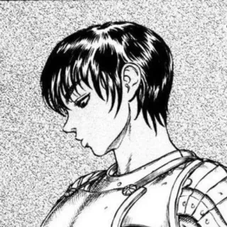 ➿ Casca Berserk Manga, Pantser, Vrouw, Krijger, Anime telegram sticker