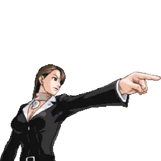 👉 mulher, apontando, pessoa, gesto telegram sticker