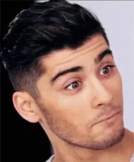 😳 Zayn Malik ゼイン・マリク, 歌手, セレブ, ポートレート, 男性 telegram sticker