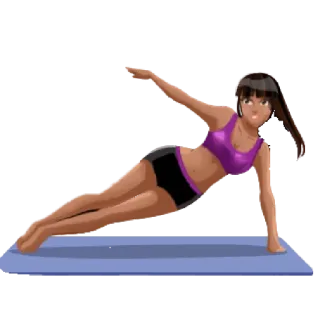 🧘‍♀️ exercice, femme, fitness, gym, yoga, sport telegram sticker