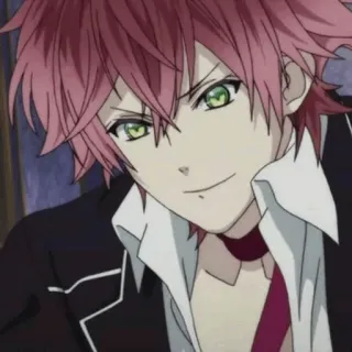 🍷 Ayato Sakamaki Diabolik Lovers anime, vampire, red hair, Diabolik Lovers, Ayato Sakamaki, anime character telegram sticker