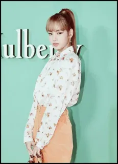 🐠 Lisa Mulberry Lisa, Mulberry, moda, mulher, kpop whatsapp sticker