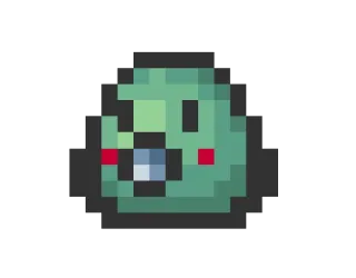 🌎 Blob, Pixel, Monstruo, Pixelart, Retro, Juego telegram sticker