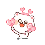 Baby TuaGom @BearCouple @MochaStickers whatsapp stickers