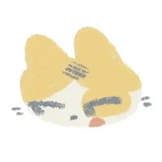 🌷 chat, animal, dessin animé, mignon, dormir whatsapp sticker