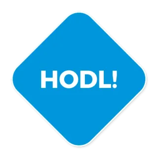 ❄ HODL! Criptomoeda, Investimento, Finanças, Meme, HODL, Azul, Diamante telegram sticker