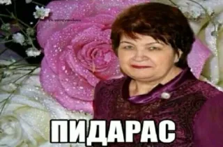 🤨 ПИДАРАС insult, offensive, russian whatsapp sticker