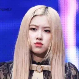 🤨 Rosé kpop, cantor, música, blackpink, rosé telegram sticker