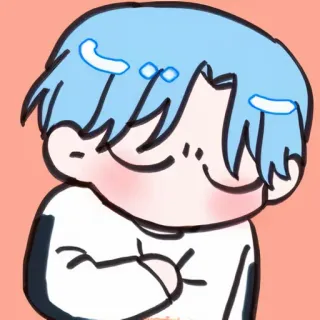 ❤️ Anime, Chibi, Fofo, Kawaii, Desenho animado, Personagem, Ilustração telegram sticker