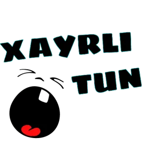 😴 XAYRLI TUN telegram sticker
