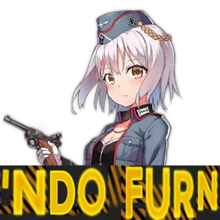 Girls' Vesuvio telegram stickers