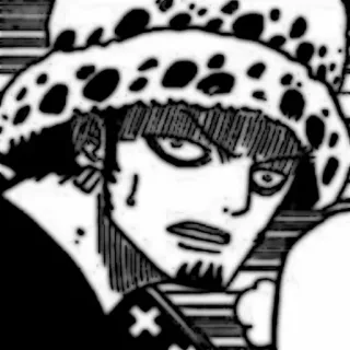 🗯 Trafalgar Law One Piece Anime, Manga, One Piece, Trafalgar Law, Nhân vật telegram sticker