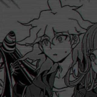 🌟 Nagito Komaeda Danganronpa อนิเมะ, มังงะ, ดันกันรอนปะ, นากิโตะ โคมาเอดะ, ความหวัง, ความสิ้นหวัง, ตัวละคร telegram sticker