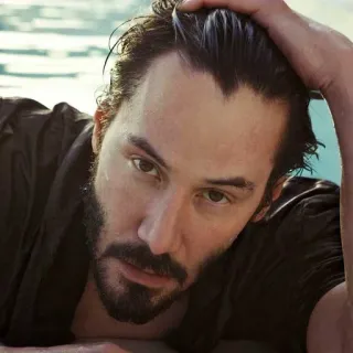 👀 Keanu Reeves Keanu Reeves, Schauspieler, Promi, Porträt telegram sticker