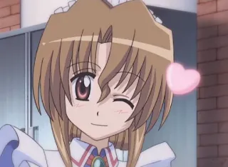 😘 Anime, Maid, Cuore, Cartoni animati, Manga telegram sticker