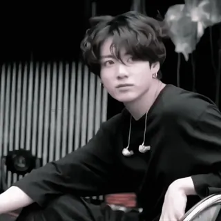 💨 Jungkook Jungkook, BTS, K-Pop, Música, Cantante, Ídolo telegram sticker