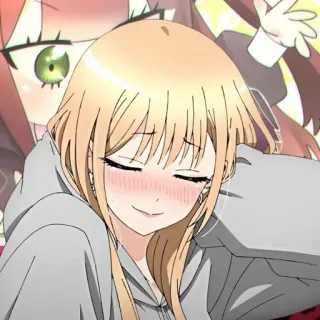 🥟 anime, girl, blush, cute, manga telegram sticker