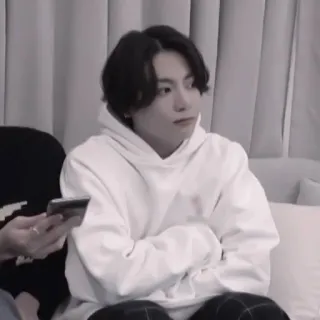 🤍 Jungkook K-pop, cantante, música, ídolo, Jungkook, BTS telegram sticker