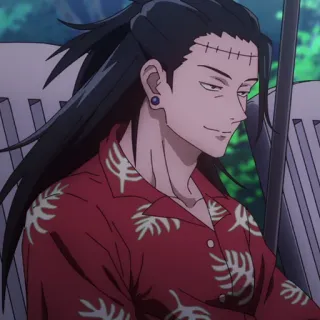 💀 Suguru Geto Jujutsu Kaisen Anime, Jujutsu Kaisen, Suguru Geto, Nhân vật, Manga whatsapp sticker