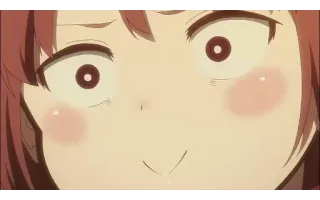😱 anime, cartoon, face, character whatsapp sticker