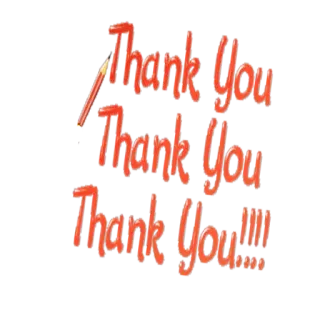 🙏 Thank You Thank You Thank You!!! obrigado, gratidão, lápis, texto telegram sticker