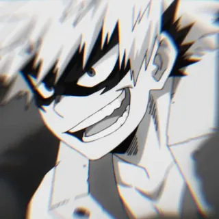 💣 Bakugo My Hero Academia 动漫, 我的英雄学院, 爆豪, 漫画, 角色, 生气, 少年 telegram sticker