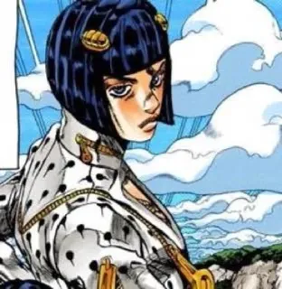 ❔ Bruno Bucciarati JoJo's Bizarre Adventure Bruno Bucciarati, JoJo's Bizarre Adventure, Anime, Manga, Charakter, Golden Wind telegram sticker