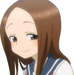 😏 Takagi Teasing Master Takagi-san Anime, Takagi, Takagi-san experta en bromas, Lindo, Estudiante telegram sticker