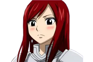 special pack "erza scarlet" telegram stickers