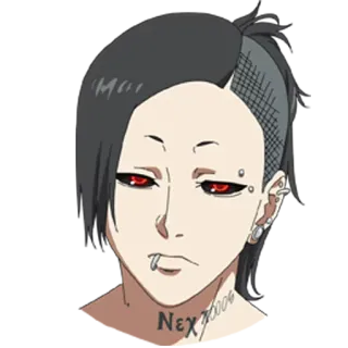 😎 Uta Tokyo Ghoul 우타, 도쿄 구울, 애니메이션, 구울, 만화 telegram sticker