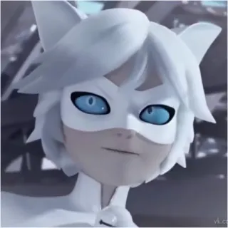 😏 Adrien Agreste Miraculous: Tales of Ladybug & Cat Noir 动漫, 卡通, 瓢虫少女, 黑猫诺儿, 阿德里安·阿格斯特, 角色 whatsapp sticker