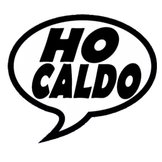 🔥 HO CALDO italiano, hot, slang, espressione, umorismo telegram sticker