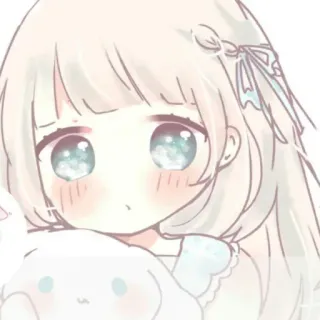 🐰 อนิเมะ, การ์ตูน, ผู้หญิง, น่ารัก, ภาพประกอบ, คาวาอิ, มังงะ telegram sticker