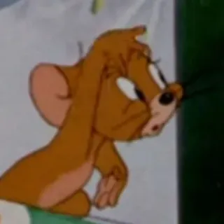 🤚 Jerry Tom and Jerry cartoon, mouse, Jerry, funny, classic telegram sticker
