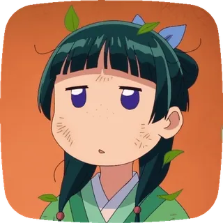 ☹️ アニメ, 女の子, 漫画, かわいい, マンガ telegram sticker