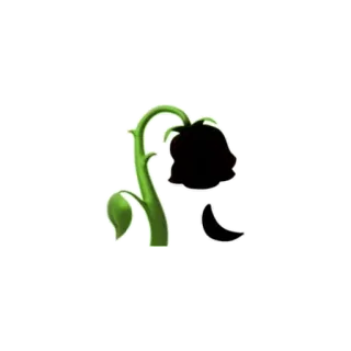 🥀 flower, sad, rose, wilted, death, broken telegram sticker