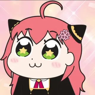 🤩 Anya Anya, Spy x Family, Anime, Dessin animé, Mignon, Fille telegram sticker