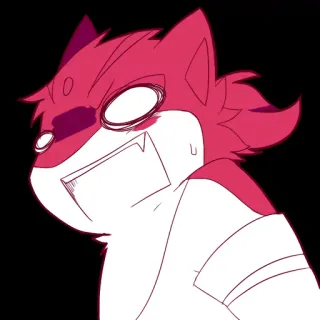 😱 Kartun, Binatang, Terkejut, Marah, Ekspresi, Lucu telegram sticker