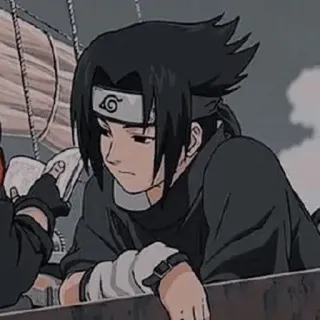 🎧 Sasuke Uchiha Naruto anime, manga, ninja, sasuke, uchiha, japanese, cartoon telegram sticker