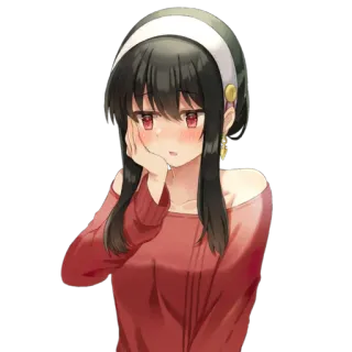 ❤️ Yor Forger Spy x Family Anime, Yor Forger, Spy x Family, Cartoon, Frau, Charakter, Manga telegram sticker